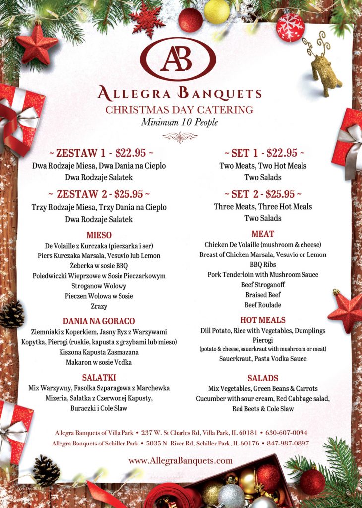 Christmas Day Catering 2025